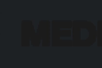 A black and white image of the word 