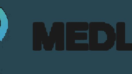 A black and white image of the word 