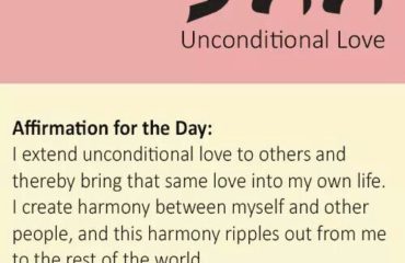 Unconditional love, affirmation