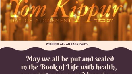 Yom Kippur blessings and wishes for peace.