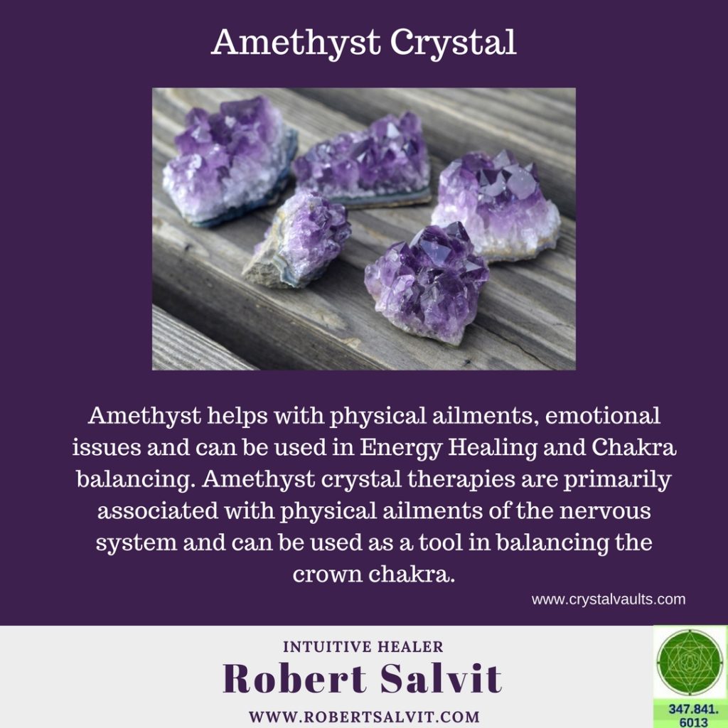 Amethyst Crystal - Robert Salvit - Master Healer